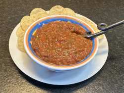 photo of Roasted Tomato and Serrano Salsa
